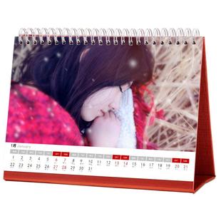 公司定制台历月历2026新款日历宝宝照片制作diy创意来图企业订制