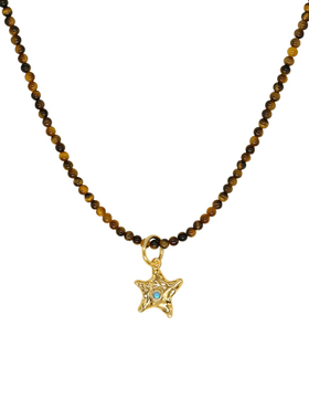 LAZYCIRCLES青金石海星项链