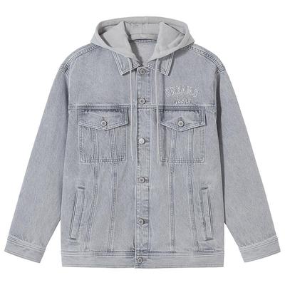 热风2025年新款男士连帽休闲夹克