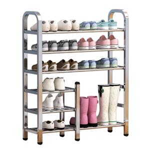 鞋架子不锈钢多层简易宿舍放门口家用室内经济型鞋柜好看收纳神器