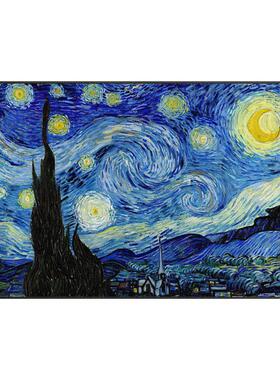 《星夜月》梵高后印象派名画挂画