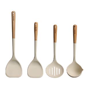 SOWE素味硅胶锅铲家用炒菜铲子不粘锅专用汤勺漏勺饭勺厨具套装