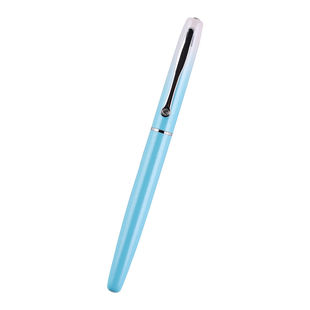 罗氏金属学生钢笔暗尖0.38mm写作业极细0.28笔迹书写练字0.5美工弯尖小翘尖弯头墨囊式吸墨水瘦金体艺术签名