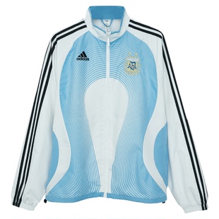 SFS阿迪达斯Adidas 2006复刻阿根廷主场出场夹克运动外套 JM1091