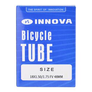 伊诺华18*1.5/1.75 18寸355美嘴内胎折叠车加长法嘴48MM 18寸刀圈