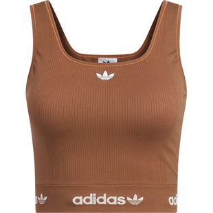 Adidas/阿迪达斯正品三叶草女士时尚经典简约修身无袖背心KB6421