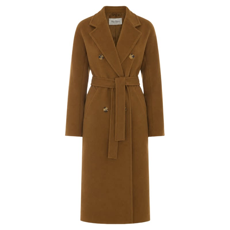 Max Mara 女烟草色101801 madame羊毛羊绒大衣 26秋冬 意大利代购