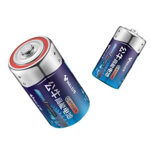 公牛1号碱性碳性电池煤气灶热水器锌锰干电池大一号燃气灶天然气液化气灶专用手电筒玩具通用D R20P 1.5V家用