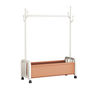 衣架家用挂衣落地卧室室内阳台不占地晾衣架可移动衣帽架衣架挂杆