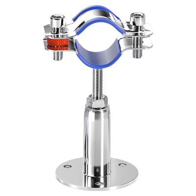 304不锈钢管卡水管道固定支架托架可调节燃气天然气管夹卡子卡扣