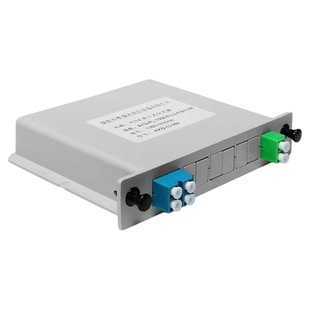 奥康达 LC插片式光分路器PLC1分2/4/8/16/32插卡式光纤分光器光钎分线器 LCUPC 1分8插卡式分光器LC