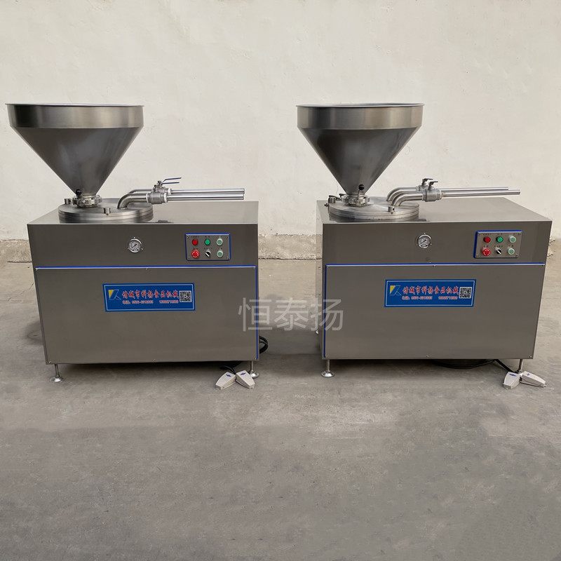 厂家供应定量气动扭结灌肠机 香肠烤肠定量灌肠机 自动打结灌肠机