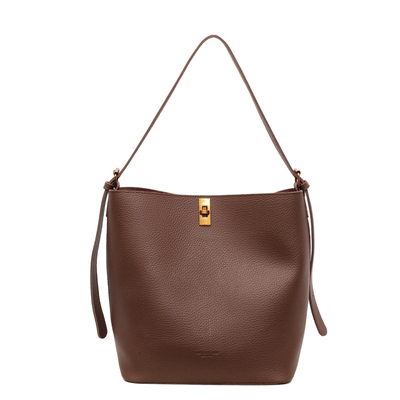 2025新款小众复古麂皮水桶包