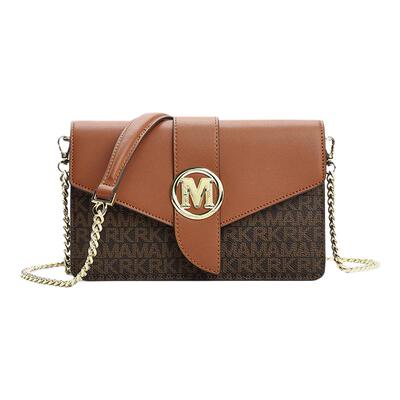 Mark Fairwhale/马克华菲百搭斜挎包小香风菱格链条单肩高级女包