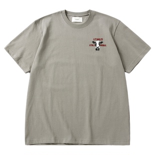 UTIMUS奶牛印花短袖t恤独孤宽松休闲全棉半袖圆领情侣装7A抗菌