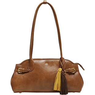 TATA他她波士顿包女包冬保龄球单肩斜挎包情人节女腋下包X3516DX5