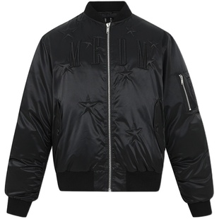 MEDM BLACK黑线超高充绒量星星尼龙MA1保暖90鸭绒羽绒服休闲外套