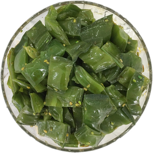 大连特产香辣裙带菜梗段即食海白菜下饭菜调味咸菜海带片根茎500g