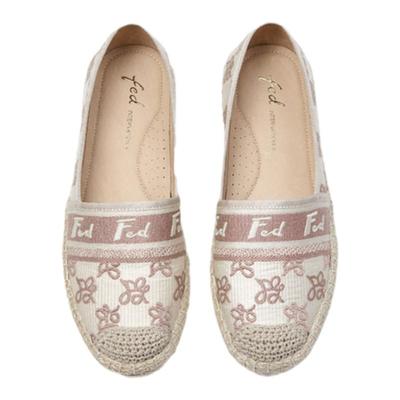 厚底平底单鞋女休闲小香风渔夫鞋