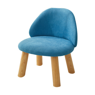 儿童布艺全实木靠背小凳子经济型创意现代防滑创意小矮凳板凳椅子