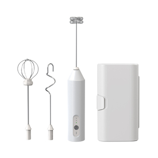 打奶泡器咖啡打泡器家用电动奶泡机牛奶搅拌器便携收纳手持打发器