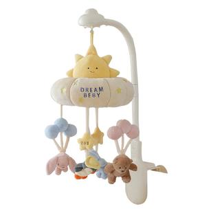 新生儿床铃宝宝床头旋转摇铃床上挂件新生婴儿玩具礼盒安抚玩具