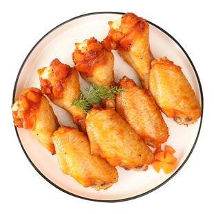 春雪食品奥尔良鸡翅2斤（翅中1斤+翅根1斤）冷冻烤翅炸翅清真食品