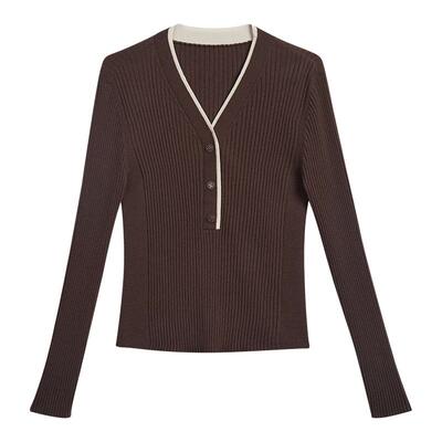 【100美丽诺绵羊毛】YINER音儿专选冬季V领打底针织衫