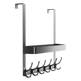 门后挂钩免打孔加长卧室门上挂衣架浴室无痕置物收纳衣服挂架神器