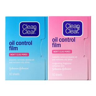 日本进口可伶可俐吸油纸粉膜蓝膜男面部便携去油面纸女cleanclear