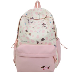 书包初中女生高颜值小众ins风韩系双肩包尼龙小学可爱背包大容量