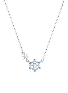 JUSONGKLEIN钛钢雪花项链项链