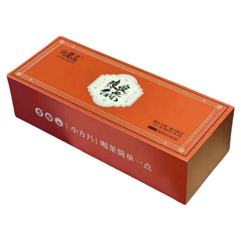 福鼎白茶礼盒装小方片饼干茶一级