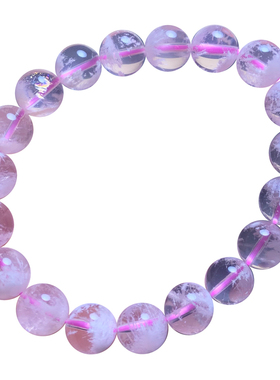 天然雪花幽灵手链三圈礼物男女款