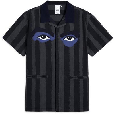 联名纯棉条纹衬衫男女款PUMA彪马