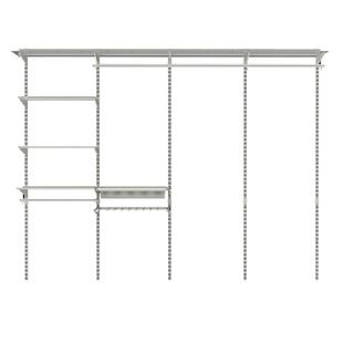 定制金属墙壁组合衣架置物架自选配件导轨挂杆网篮网板搁架裤架