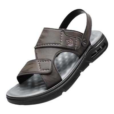 休闲软底耐磨防滑两用男士凉鞋