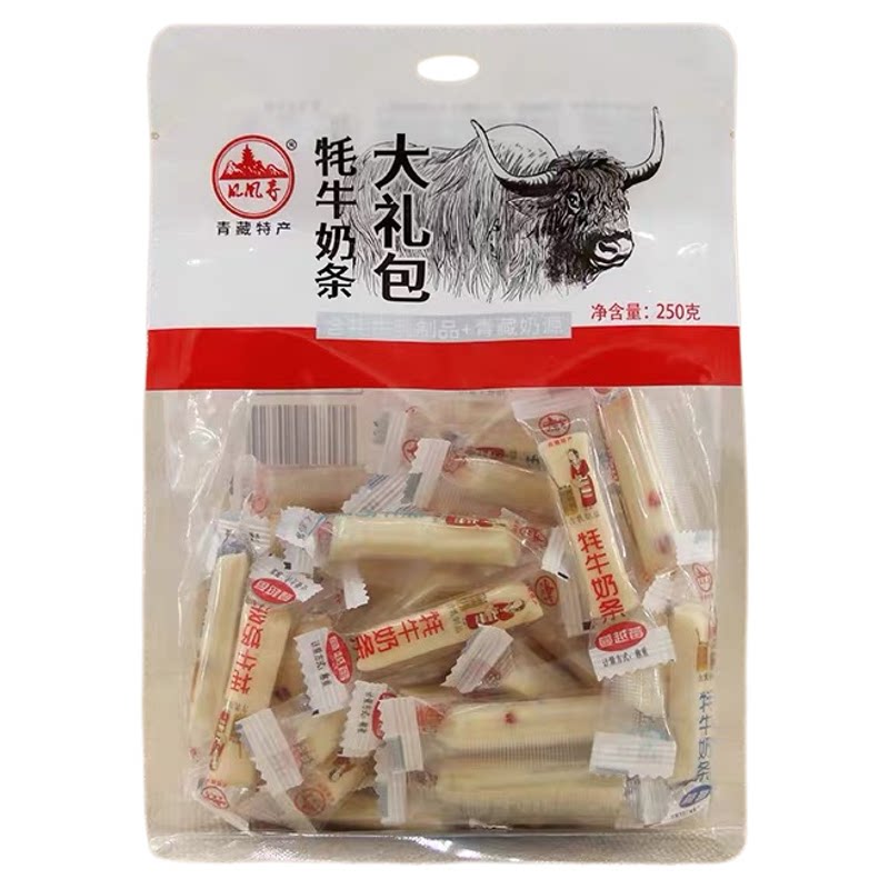 青藏特产凤凰寺牦牛奶条大礼包伴奶片