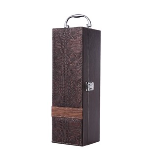 红酒盒子单支装 皮盒单只礼盒包装盒一支定制酒具套装高档红酒盒