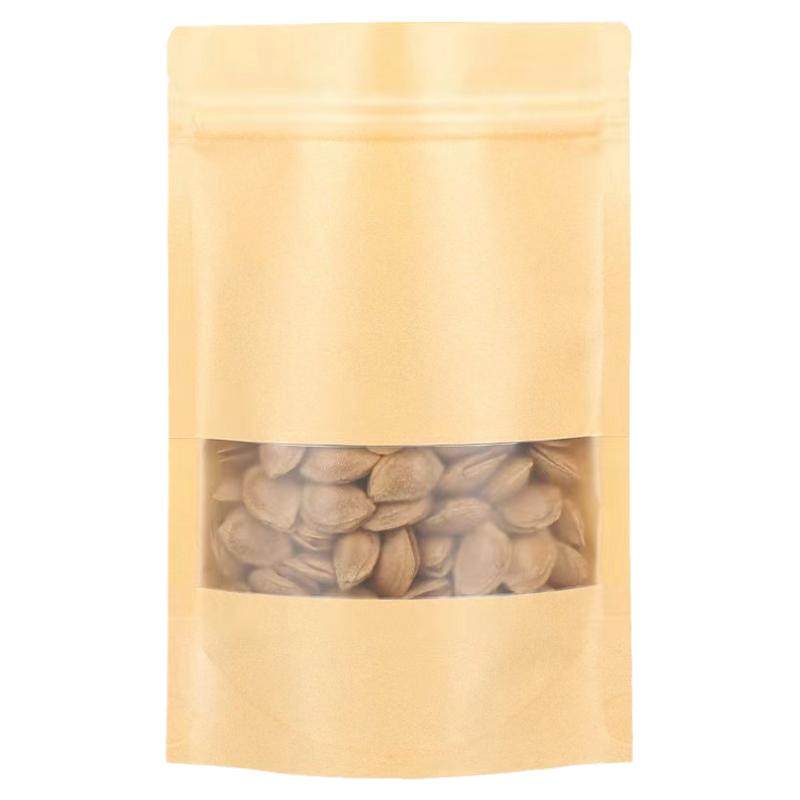 茶叶密封袋牛皮纸自封袋通用半斤一斤散茶包装袋大号干果零食袋子