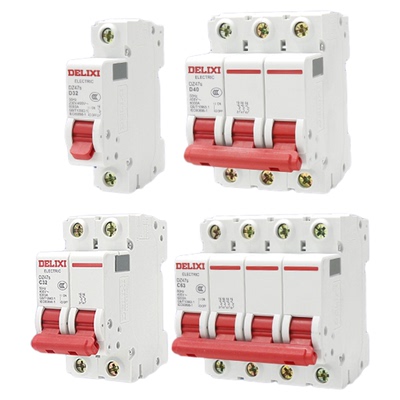 德力西D型DZ47S断路器2P空开10动力16空气开关20家用25A32A40A63A