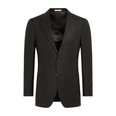 Suitsupply深棕色羊毛混纺西服