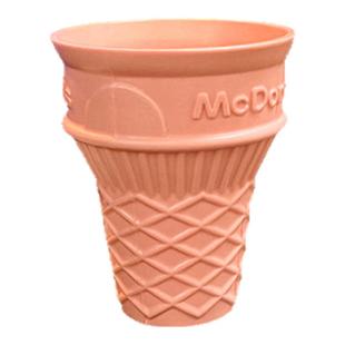 yeiyei麦门陶瓷甜筒杯创意可爱咖啡杯景德镇手作冰激淋杯童趣礼物