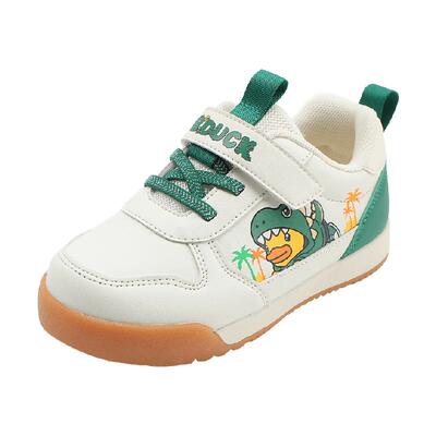 B．Duck休闲男童白色运动鞋