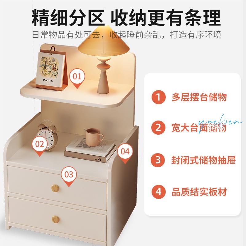 床头柜小型迷你家用卧室床边收纳储物柜小柜子出租房用床头置物架