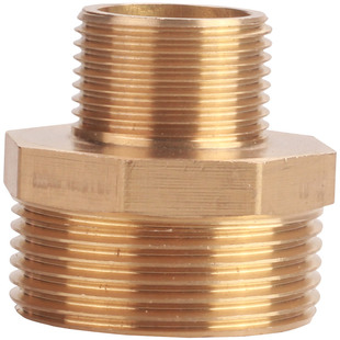 全铜不锈钢变径接头1寸转4分6分变4分双外丝对丝异径转换配件加厚