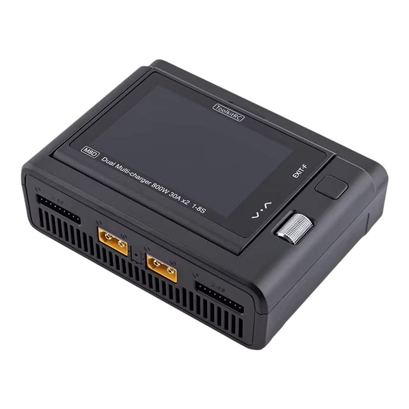 ToolkitRC M8D 1600W 50A航模FPV无人机7S电包8S锂电池平衡充电器