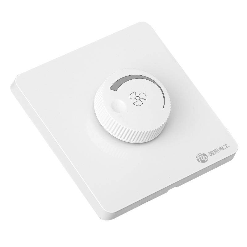 86型大功率吊扇调速器500W 1200W电风扇无极调速开关暗装明装五档