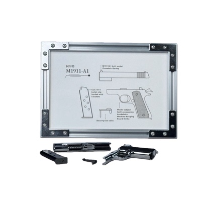 1：2.05M1911合金模型枪玩具军事武器枪挂画退伍男友礼物不可发射
