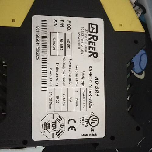 ADSR1 REER 睿奥 安全继电器 工业安全配件
